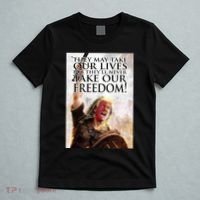 Donald Trump They May Take Our Lives But Theyll Never Take Our Freedom T-Shirt thumb 5