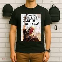 Donald Trump They May Take Our Lives But Theyll Never Take Our Freedom T-Shirt thumb 6