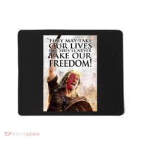 Donald Trump They May Take Our Lives But Theyll Never Take Our Freedom Mousepad thumb 0