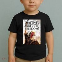 Donald Trump They May Take Our Lives But Theyll Never Take Our Freedom Toddler T-Shirt thumb 2