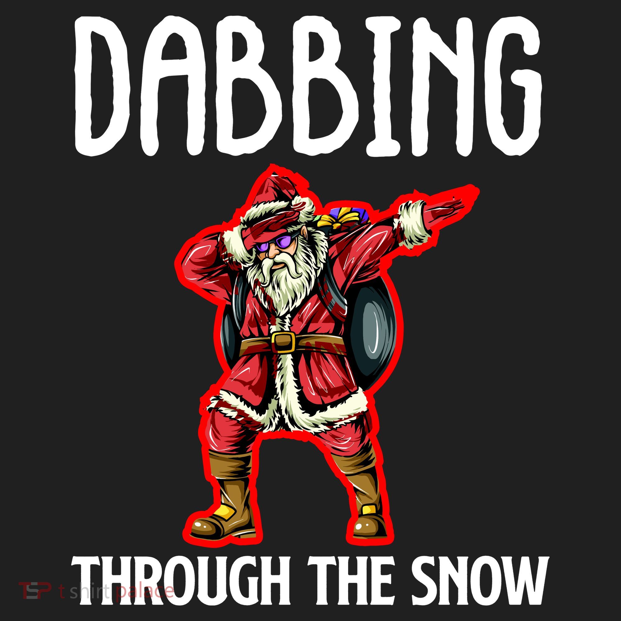 Dabbing Through The Snow Funny Santa Claus Dancing Hat