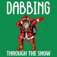 Dabbing Through The Snow Funny Santa Claus Dancing Hoodie thumb 7