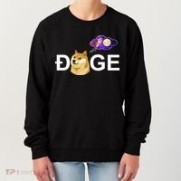 Doge To The Moon Galaxy Cryptocurrency Women's Sweatshirt thumb 0