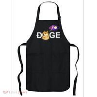 Doge To The Moon Galaxy Cryptocurrency Apron thumb 0