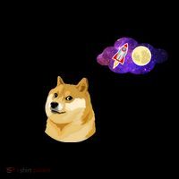 Doge To The Moon Galaxy Cryptocurrency Coffee Mug thumb 5