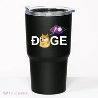 Doge To The Moon Galaxy Cryptocurrency Tumbler thumb 0