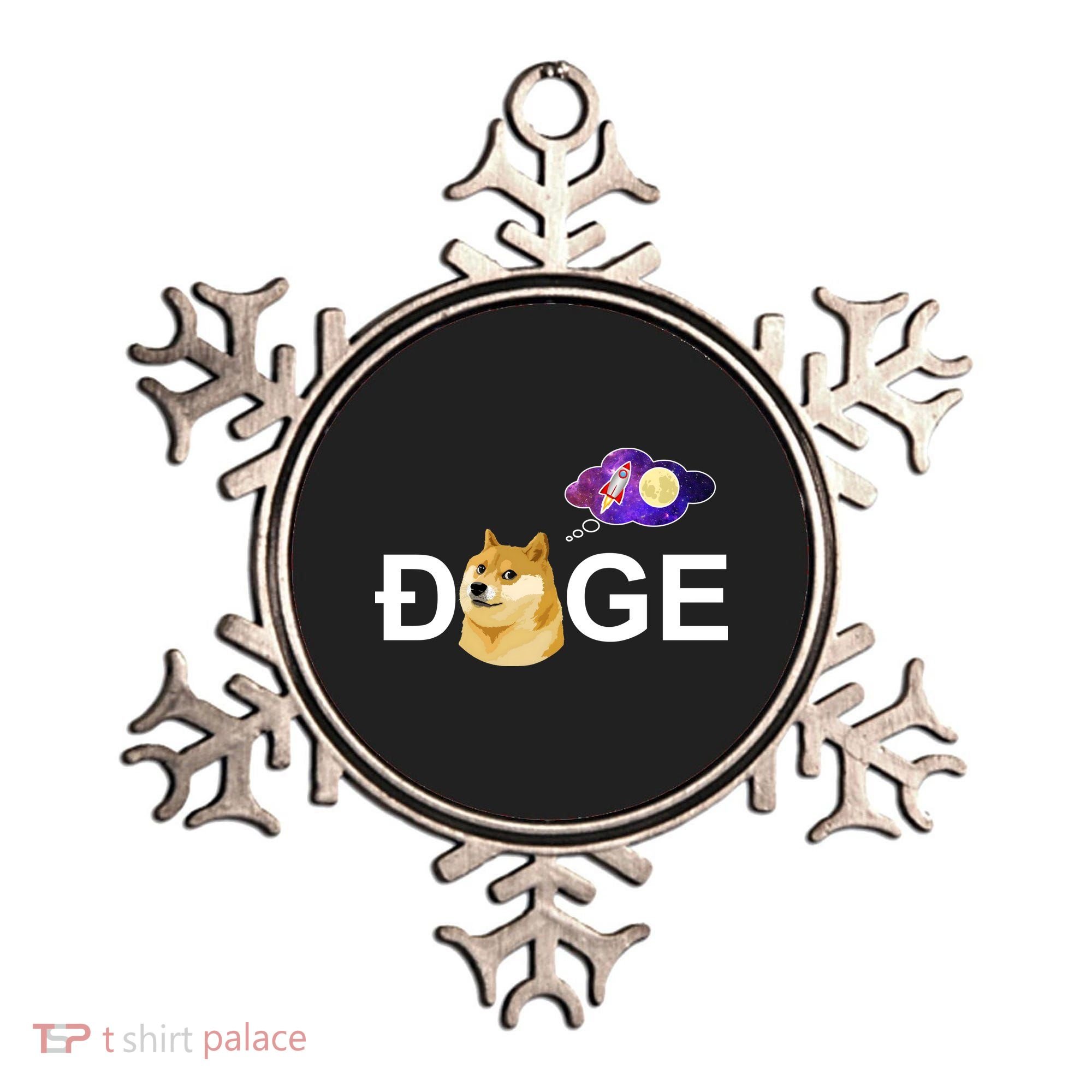 Doge To The Moon Galaxy Cryptocurrency Ornament