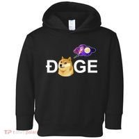 Doge To The Moon Galaxy Cryptocurrency Toddler Hoodie thumb 0