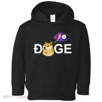 Doge To The Moon Galaxy Cryptocurrency Toddler Hoodie thumb 0