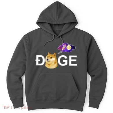 Doge To The Moon Galaxy Cryptocurrency Hoodie