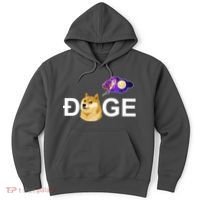 Doge To The Moon Galaxy Cryptocurrency Hoodie thumb 0