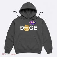 Doge To The Moon Galaxy Cryptocurrency Hoodie thumb 0