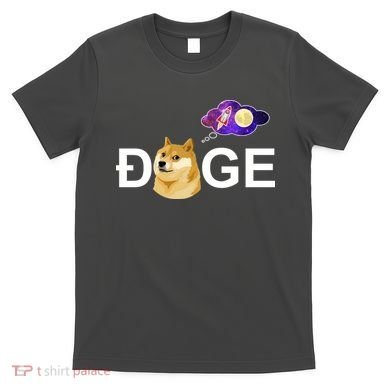Doge To The Moon Galaxy Cryptocurrency T-Shirt