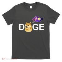 Doge To The Moon Galaxy Cryptocurrency T-Shirt thumb 0