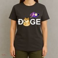 Doge To The Moon Galaxy Cryptocurrency T-Shirt thumb 4