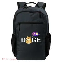 Doge To The Moon Galaxy Cryptocurrency Backpack thumb 0