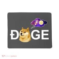Doge To The Moon Galaxy Cryptocurrency Mousepad thumb 0