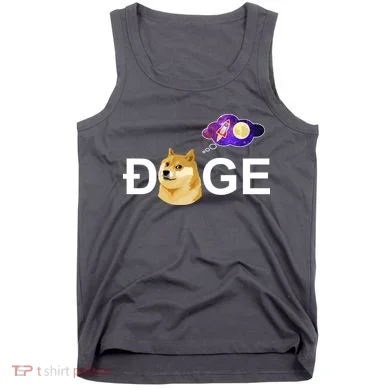 Doge To The Moon Galaxy Cryptocurrency Tank Top