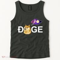 Doge To The Moon Galaxy Cryptocurrency Tank Top thumb 2