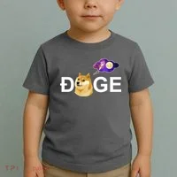 Doge To The Moon Galaxy Cryptocurrency Toddler T-Shirt thumb 2