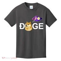 Doge To The Moon Galaxy Cryptocurrency Kids T-Shirt thumb 0