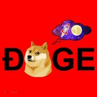 Doge To The Moon Galaxy Cryptocurrency Santa Hat thumb 1