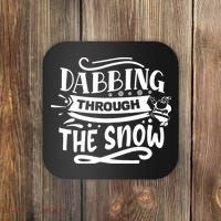 Dabbing Through The Snow Santa Claus Coaster thumb 0