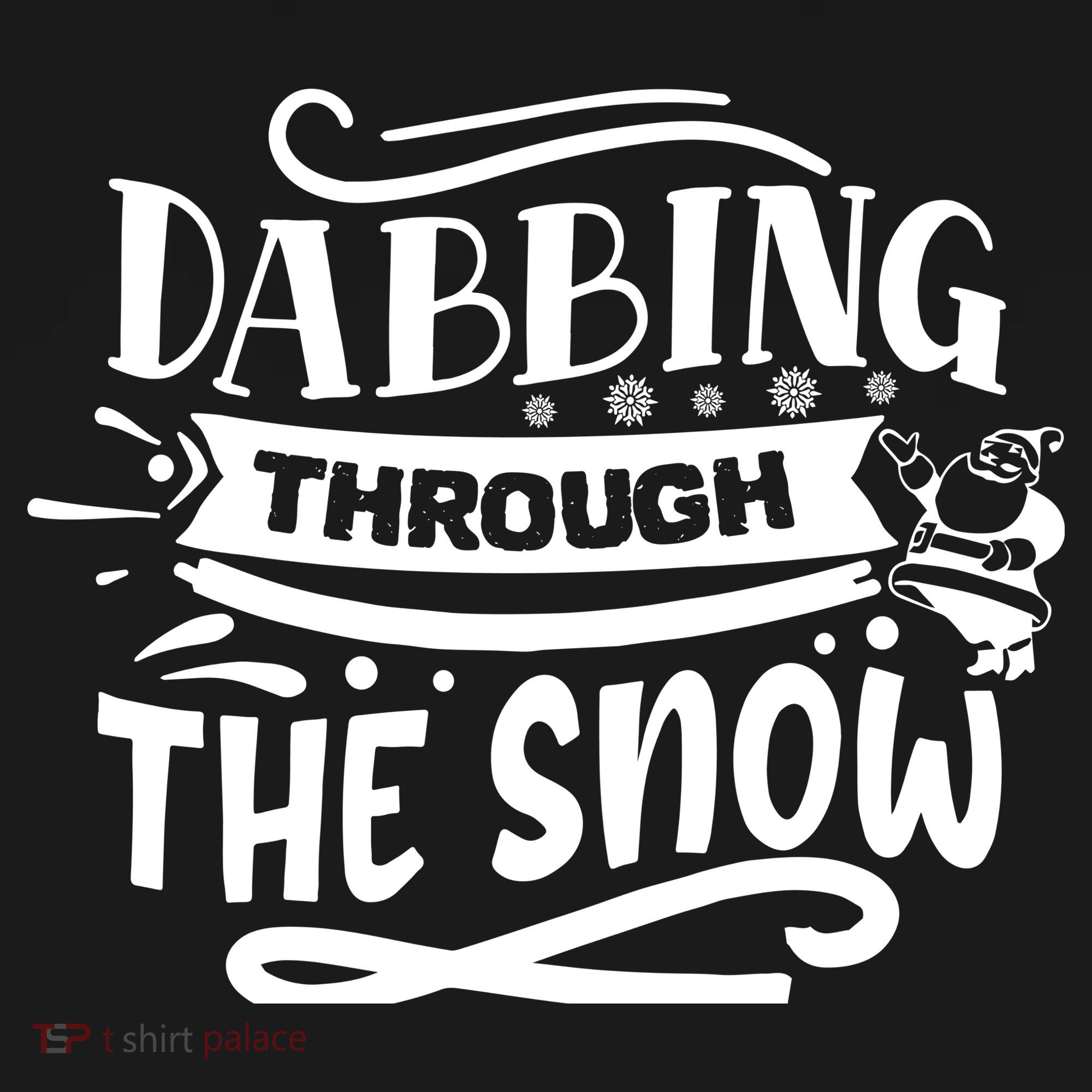 Dabbing Through The Snow Santa Claus Coaster