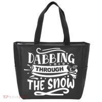 Dabbing Through The Snow Santa Claus Tote Bag thumb 0
