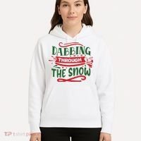 Dabbing Through The Snow Santa Claus Hoodie thumb 5