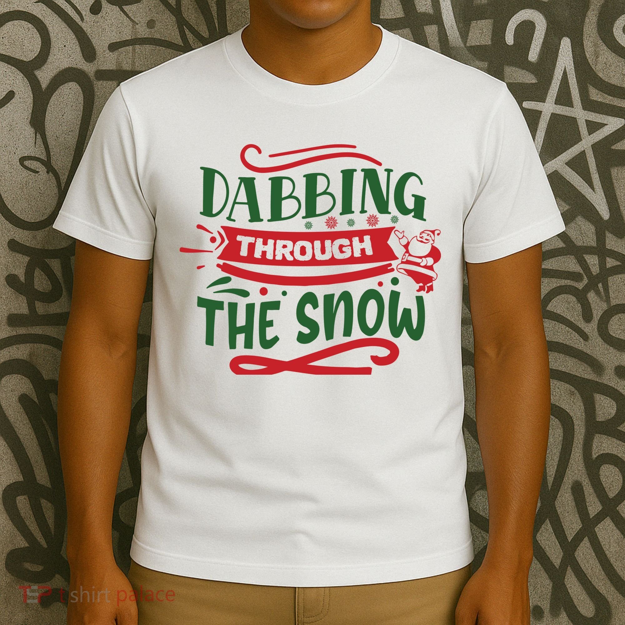 Dabbing Through The Snow Santa Claus T-Shirt