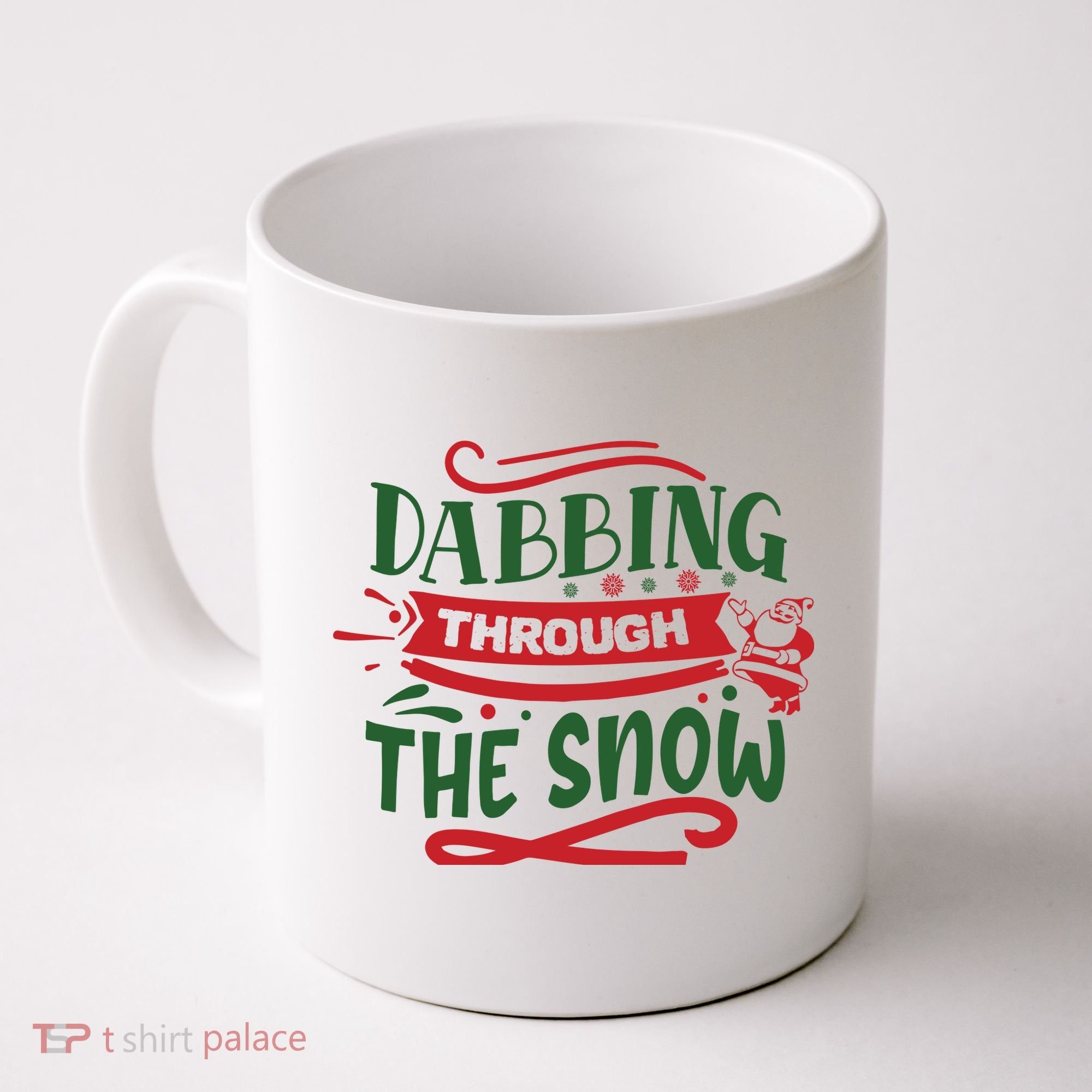 Dabbing Through The Snow Santa Claus Coffee Mug