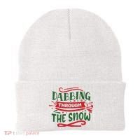 Dabbing Through The Snow Santa Claus Beanie thumb 0