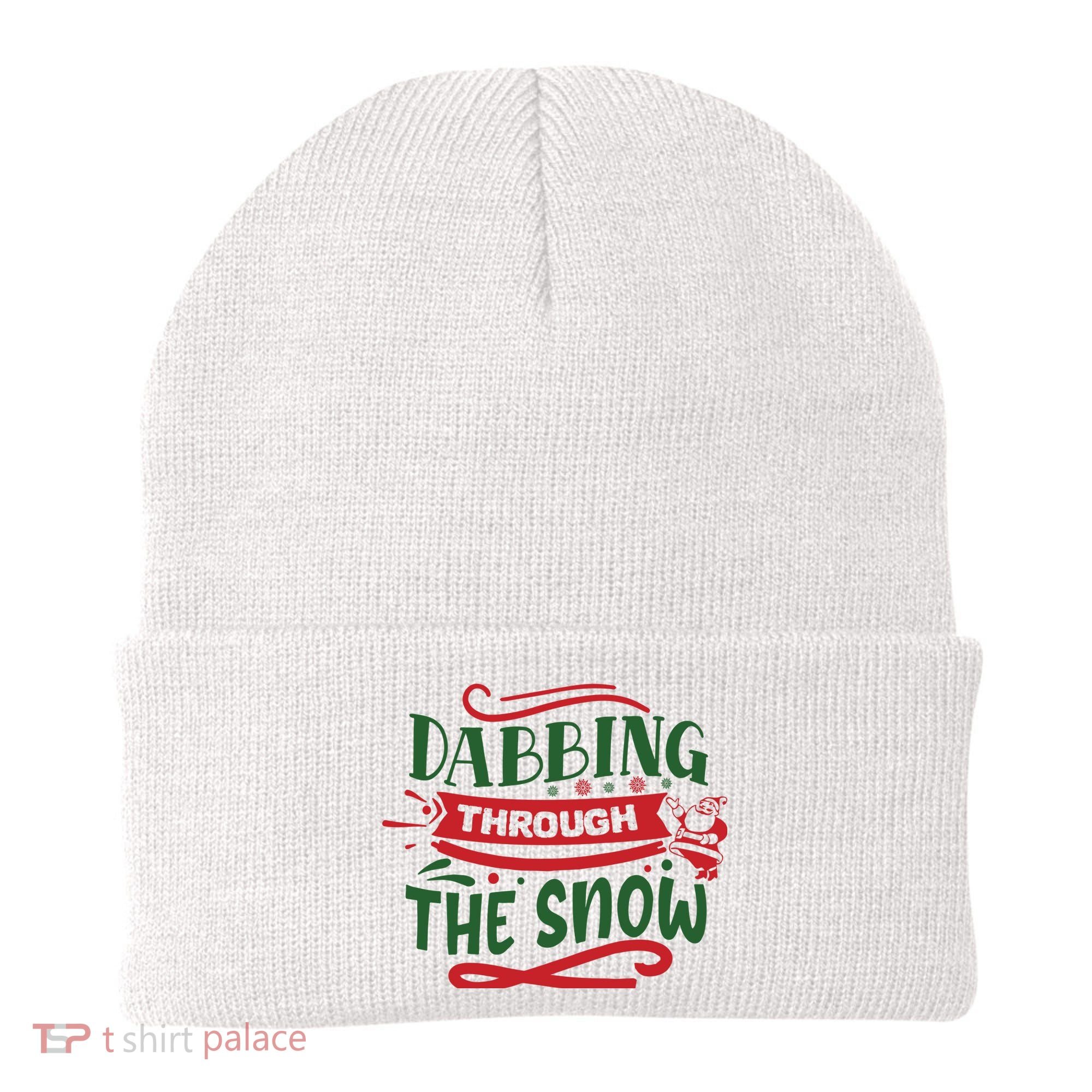 Dabbing Through The Snow Santa Claus Beanie