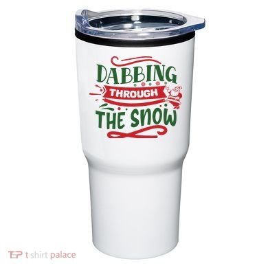 Dabbing Through The Snow Santa Claus Tumbler