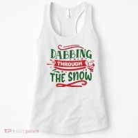 Dabbing Through The Snow Santa Claus Women's Tank Top thumb 0