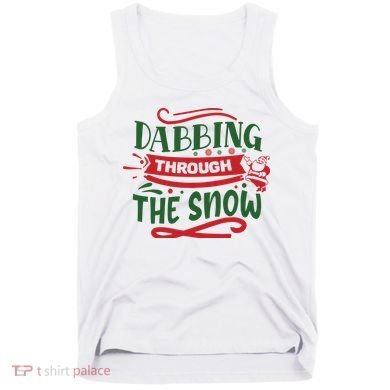 Dabbing Through The Snow Santa Claus Tank Top