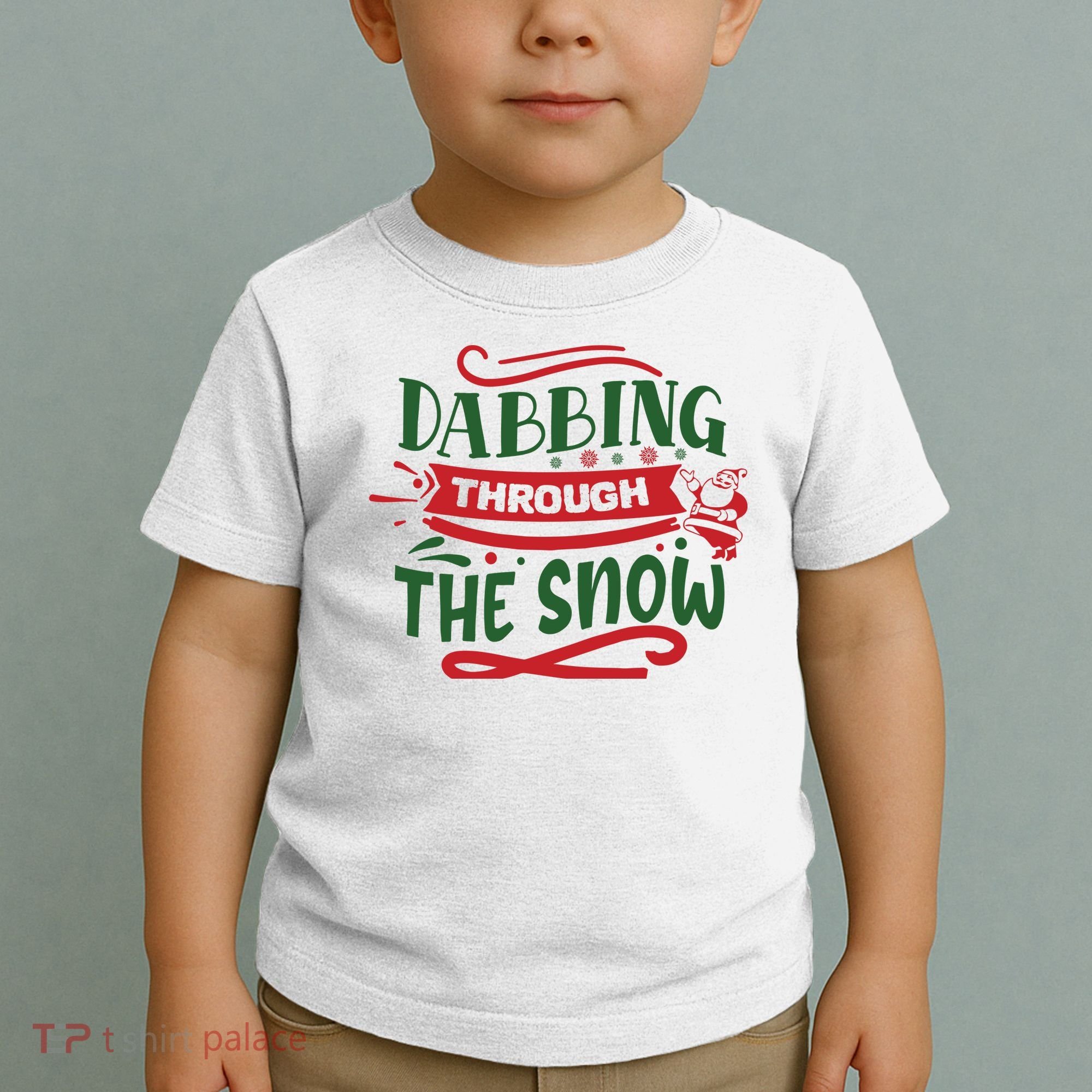 Dabbing Through The Snow Santa Claus Toddler T-Shirt