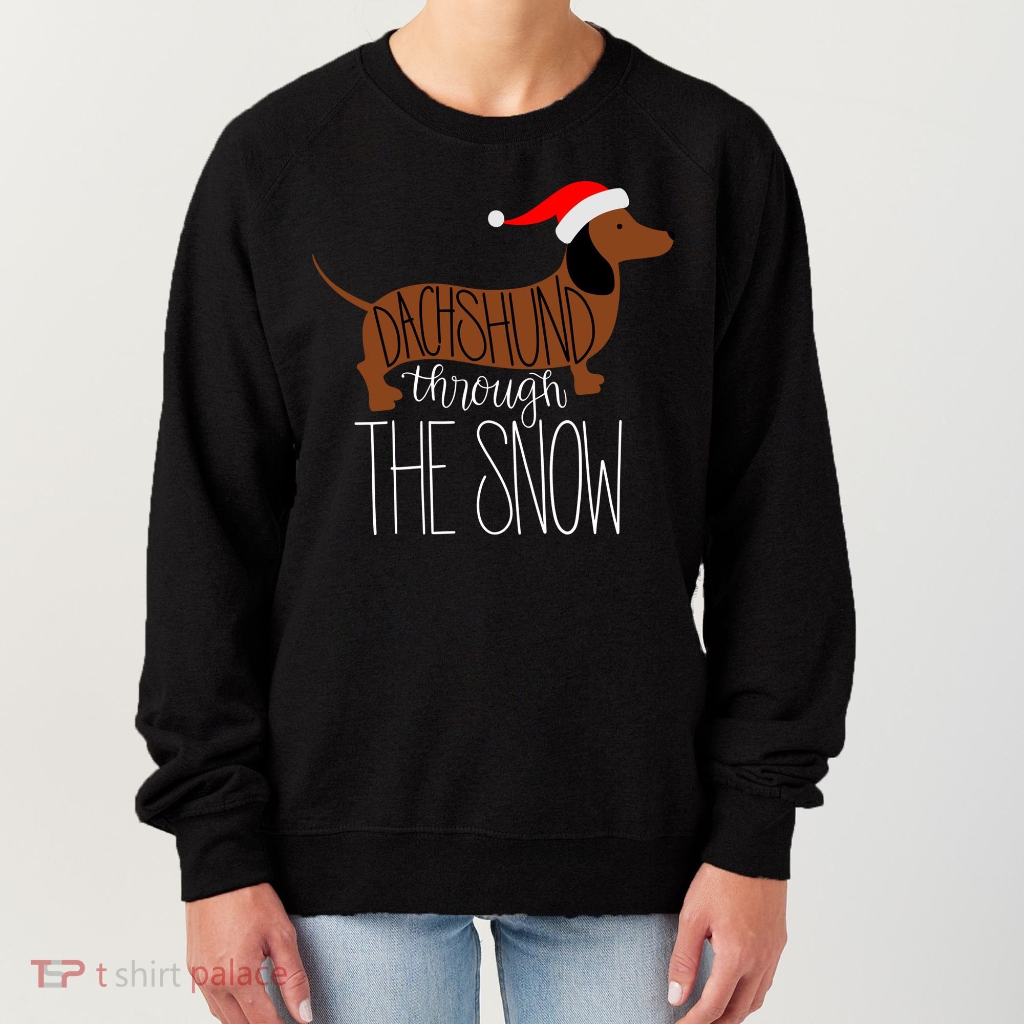 Dachshund Through The Snow Women's Sweatshirt
