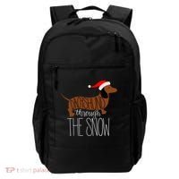 Dachshund Through The Snow Backpack thumb 0