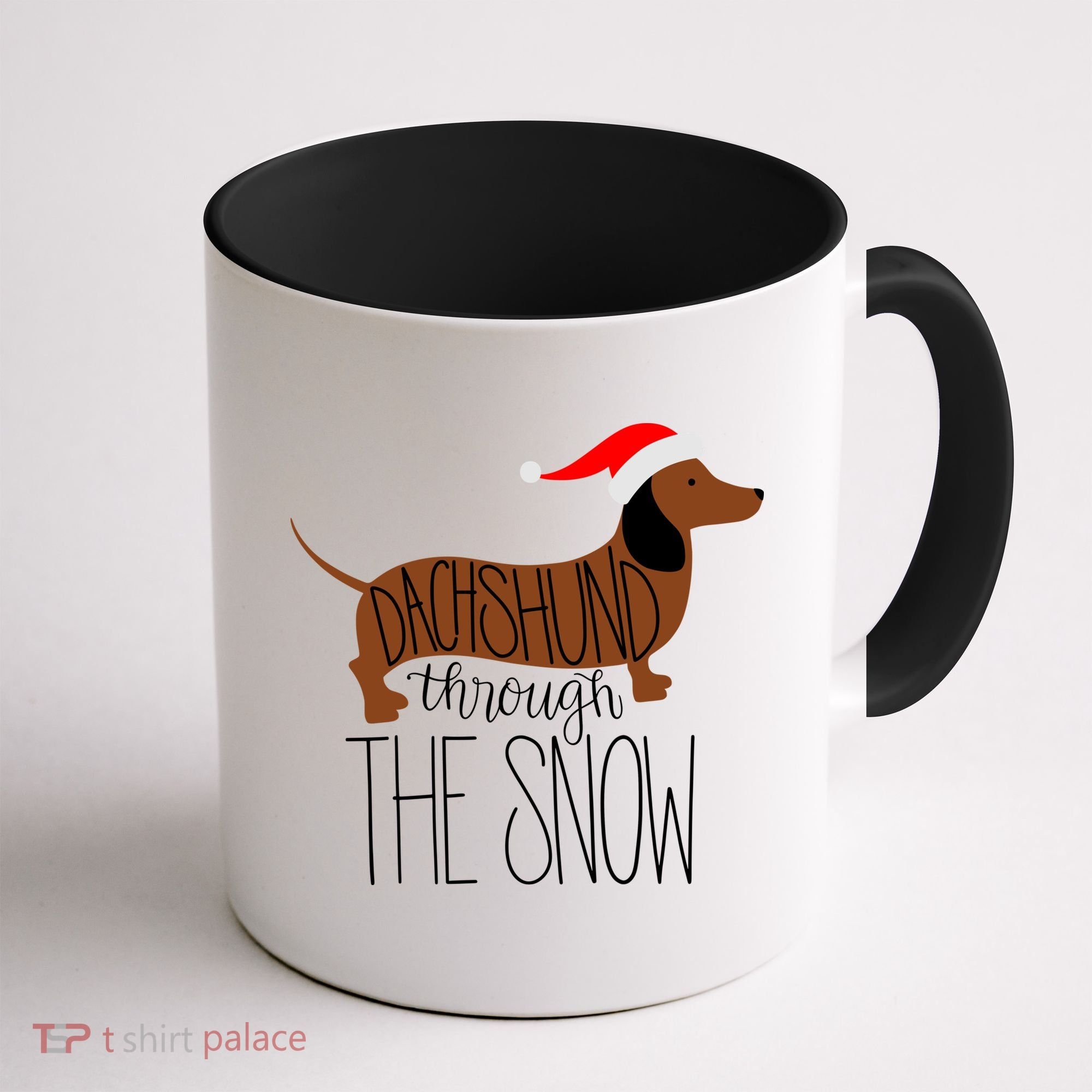 Dachshund Through The Snow Coffee Mug