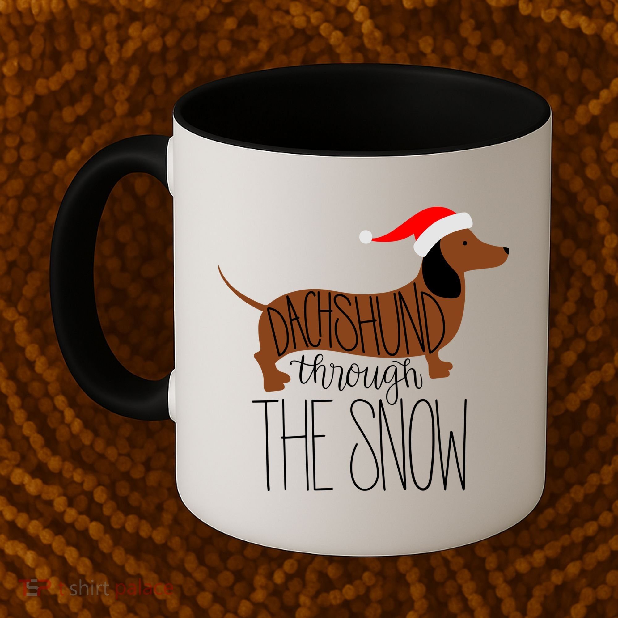 Dachshund Through The Snow Coffee Mug
