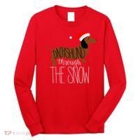 Dachshund Through The Snow Long Sleeve Shirt thumb 0