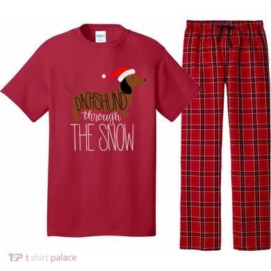 Dachshund Through The Snow Pajama Set