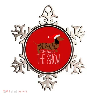 Dachshund Through The Snow Ornament