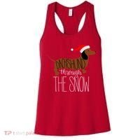 Dachshund Through The Snow Women's Tank Top thumb 0