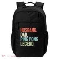 Dad Table Tennis Husband Ping Pong Father Pingpong Funny Gift Backpack thumb 0