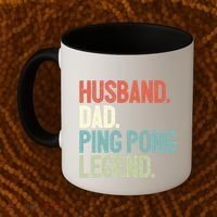 Dad Table Tennis Husband Ping Pong Father Pingpong Funny Gift Coffee Mug thumb 2