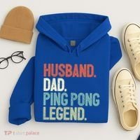 Dad Table Tennis Husband Ping Pong Father Pingpong Funny Gift Hoodie thumb 4