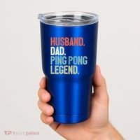 Dad Table Tennis Husband Ping Pong Father Pingpong Funny Gift Tumbler thumb 2